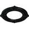 Ekena Millwork Benson Ceiling Medallion (Fits Canopies up to 6 1/8"), 11 1/8"OD x 6 1/8"ID x 5/8"P, Jet Black CM11BNBLF - alternate 2